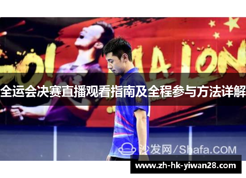 全运会决赛直播观看指南及全程参与方法详解