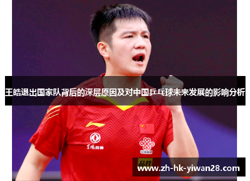 王皓退出国家队背后的深层原因及对中国乒乓球未来发展的影响分析
